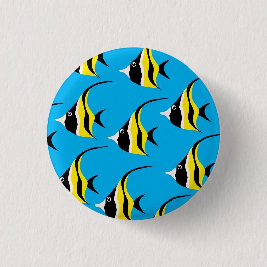 Badge Rond 2,50 Cm École des poissons (Devant)