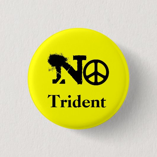 Badge Rond 2,50 Cm Écossais aucun insigne de bouton de Trident (Devant)