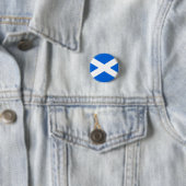 Badge Rond 2,50 Cm Écossais Drapeau Pinback Arc Bouton (En situation)