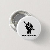 Badge Rond 2,50 Cm Écrire est une force (Devant & derrière)