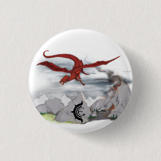 Badge Rond 2,50 Cm Écrire - Jaws of Flame Button