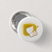 Badge Rond 2,50 Cm Écriture Lover (Devant & derrière)