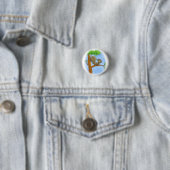 Badge Rond 2,50 Cm Écureuil doux (En situation)