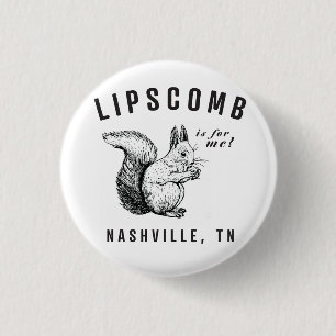 Badge Rond 2,50 Cm Écureuil du bouton Lipscomb