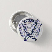 Badge Rond 2,50 Cm EDS Sensibilisation Angel Zebra Ruban Ruban Person (Devant & derrière)