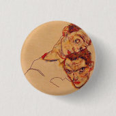 Badge Rond 2,50 Cm Egon Schiele - double autoportrait (Devant)