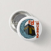 Badge Rond 2,50 Cm Eid moubarak (Devant & derrière)