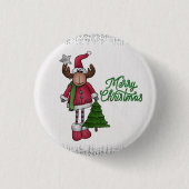 Badge Rond 2,50 Cm Elch (Devant)