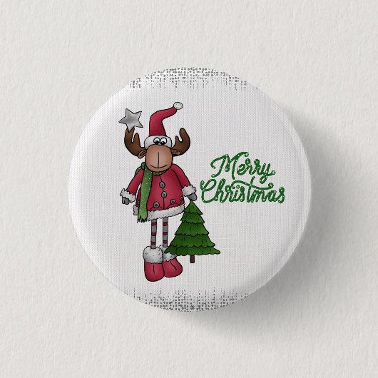 Badge Rond 2,50 Cm Elch (Devant)