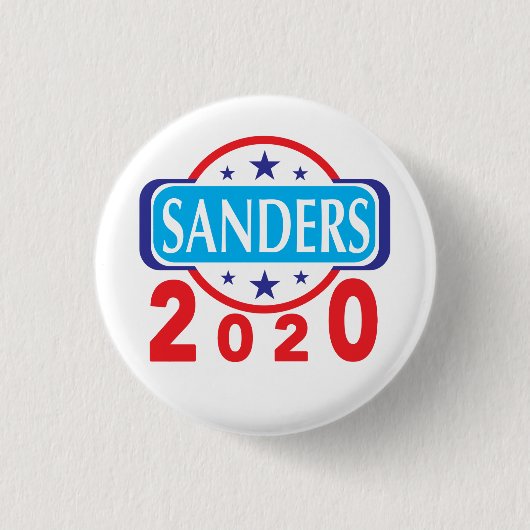Badge Rond 2,50 Cm Elections de Sanders 2020 (Devant)