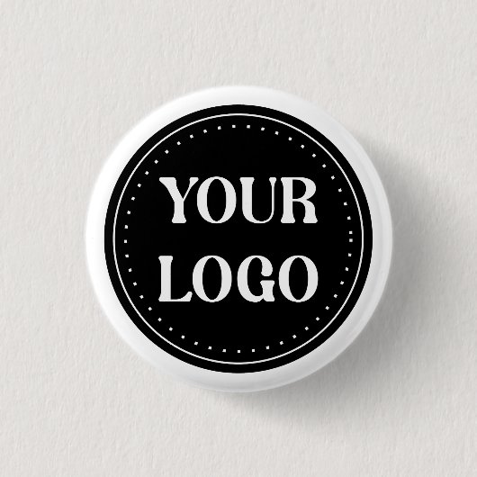 Badge Rond 2,50 Cm élégant, moderne, raffiné et éditable. (Devant)