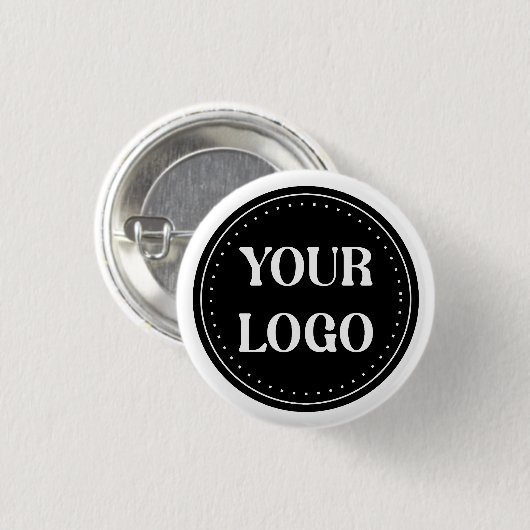 Badge Rond 2,50 Cm élégant, moderne, raffiné et éditable. (Devant & derrière)