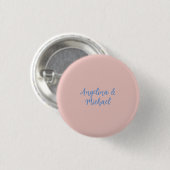 Badge Rond 2,50 Cm Élégant stylish tendance Unique Noms Calligraphie (Devant & derrière)