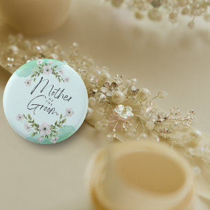 Badge Rond 2,50 Cm Élégante mère de la Fête des mariées de chambre