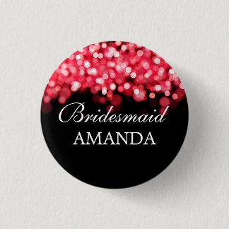 Badge Rond 2,50 Cm Élégante Servante De Bridesmaid Privilégier Les Lu