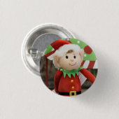 Badge Rond 2,50 Cm Elfie (Devant & derrière)