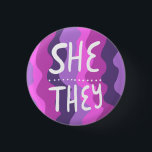 Badge Rond 2,50 Cm ELLE/ELLES Pronononononononononones Colorée Poigné<br><div class="desc">Décorez votre tenue avec ce bouton d'art cool. Ça fait un grand cadeau ! Vous pouvez le customiser et ajouter du texte. Consultez ma boutique pour plus de couleurs et de motifs ! Faites-moi savoir si vous aimeriez quelque chose de personnalisé aussi.</div>