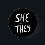 Badge Rond 2,50 Cm ELLE/ILS Pronononouns Fierté manutentionné minimal<br><div class="desc">Décorez votre tenue avec ce bouton d'art cool. Ça fait un grand cadeau ! Vous pouvez le customiser et ajouter du texte. Consultez ma boutique pour plus de couleurs et de motifs ! Faites-moi savoir si vous aimeriez quelque chose de personnalisé aussi.</div>