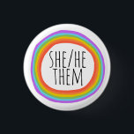Badge Rond 2,50 Cm ELLE/LUI/EUX Pronononounes Cercle arc-en-ciel colo<br><div class="desc">Décorez votre tenue avec ce bouton d'art cool. Ça fait un grand cadeau ! Vous pouvez le customiser et ajouter du texte. Consultez ma boutique pour plus de couleurs et de motifs ! Faites-moi savoir si vous aimeriez quelque chose de personnalisé aussi.</div>