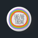 Badge Rond 2,50 Cm ELLE/LUI/EUX Pronononounes Cercle arc-en-ciel colo<br><div class="desc">Décorez votre tenue avec ce bouton d'art cool. Ça fait un grand cadeau ! Vous pouvez le customiser et ajouter du texte. Consultez ma boutique pour plus de couleurs et de motifs ! Faites-moi savoir si vous aimeriez quelque chose de personnalisé aussi.</div>
