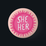 Badge Rond 2,50 Cm ELLE / Ses Prononounes Pink Sun Pride Manufacture,<br><div class="desc">Décorez votre tenue avec ce bouton d'art cool. Ça fait un grand cadeau ! Vous pouvez le customiser et ajouter du texte. Consultez ma boutique pour plus de couleurs et de motifs ! Faites-moi savoir si vous aimeriez quelque chose de personnalisé aussi.</div>