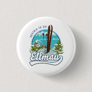 Badge Rond 2,50 Cm Ellmau Autriche logo ski