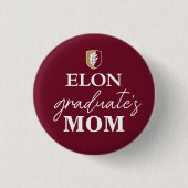 Badge Rond 2,50 Cm Elon | Maman du diplômé (Devant)