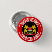 Badge Rond 2,50 Cm Emblème du cycle du Kenya (Devant & derrière)
