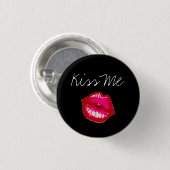 Badge Rond 2,50 Cm Embrassez-moi (Devant & derrière)
