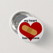 Badge Rond 2,50 Cm Emo au coeur (Devant & derrière)