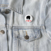 Badge Rond 2,50 Cm Emo s'envole le bouton (En situation)