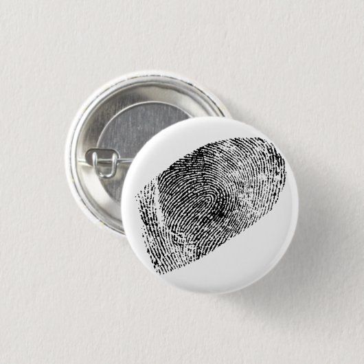 Badge Rond 2,50 Cm Empreinte digitale (Devant & derrière)