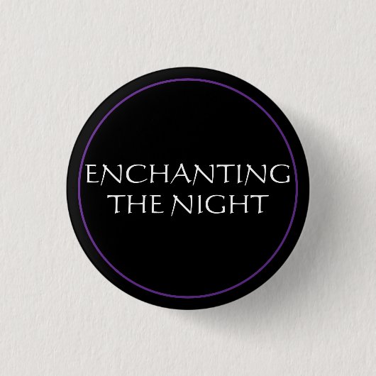 Badge Rond 2,50 Cm Enchanting The Night (Devant)