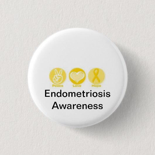 Badge Rond 2,50 Cm Endo est l'ENFER ! ! (Devant)