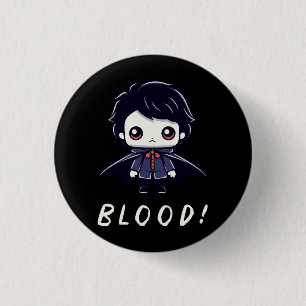 Badge Rond 2,50 Cm Enfant Vampire