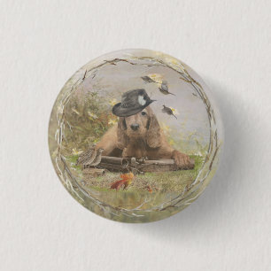 Badge Rond 2,50 Cm English Cocker Spaniel  