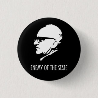 Badge Rond 2,50 Cm Ennemi de Rothbard de l'état