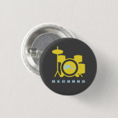 Badge Rond 2,50 Cm Enregistrements Pep Talk (Devant & derrière)