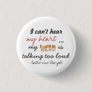 Badge Rond 2,50 Cm Entendez mon coeur
