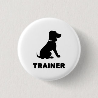 Badge Rond 2,50 Cm Entraîneur de chien