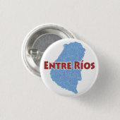 Badge Rond 2,50 Cm Entre Ríos (Devant & derrière)