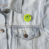 Badge Rond 2,50 Cm envoyer plus de pizza ufo (En situation)