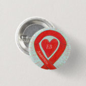 Badge Rond 2,50 Cm Épidermolyse Bullosa (EB) Sensibilisation Épidermo (Devant & derrière)