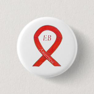 Badge Rond 2,50 Cm Épidermolyse Bullosa (EB) Sensibilisation Épidermo