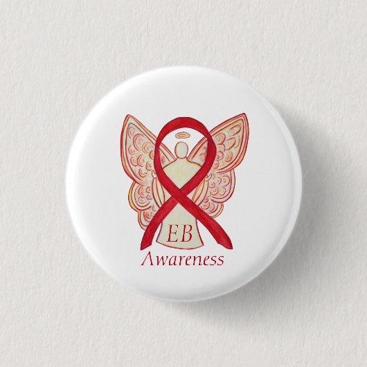 Badge Rond 2,50 Cm Épidermolyse Bullosa (EB) Sensibilisation Épidermo (Devant)