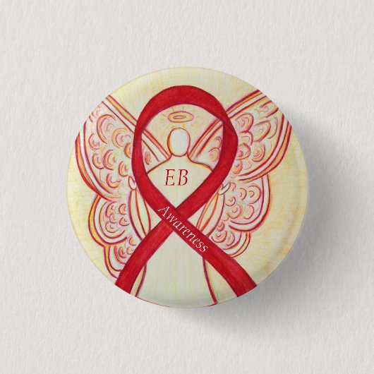 Badge Rond 2,50 Cm Épidermolyse Bullosa (EB) Sensibilisation Épidermo (Devant)