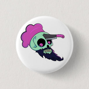 Badge Rond 2,50 Cm Épingle Chef Mug