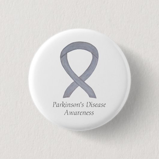 Badge Rond 2,50 Cm Épingle d'art du ruban de sensibilisation à la mal (Devant)