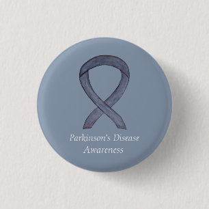 Badge Rond 2,50 Cm Épingle d'art du ruban de sensibilisation à la mal