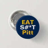Badge Rond 2,50 Cm Épingle de bouton WV - Mange-le Pitt (Devant & derrière)